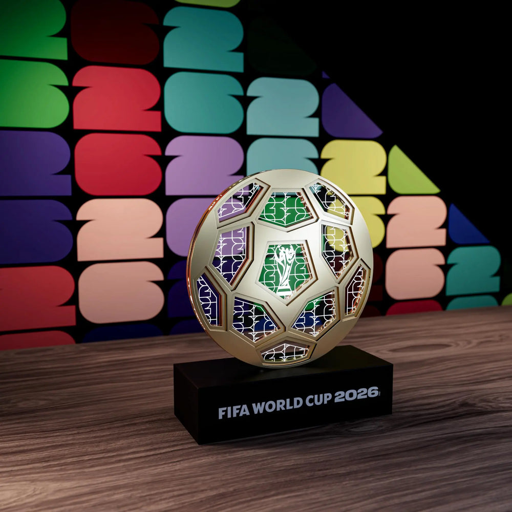 FIFA World Cup 2026 Official Licensed LED Soccer Ball Replica – Collectible Decoration Light up World Cup, Commemorative Lamp, Soccer Memorabilia Gift for Fans & Collectors for Home Office Summerwins