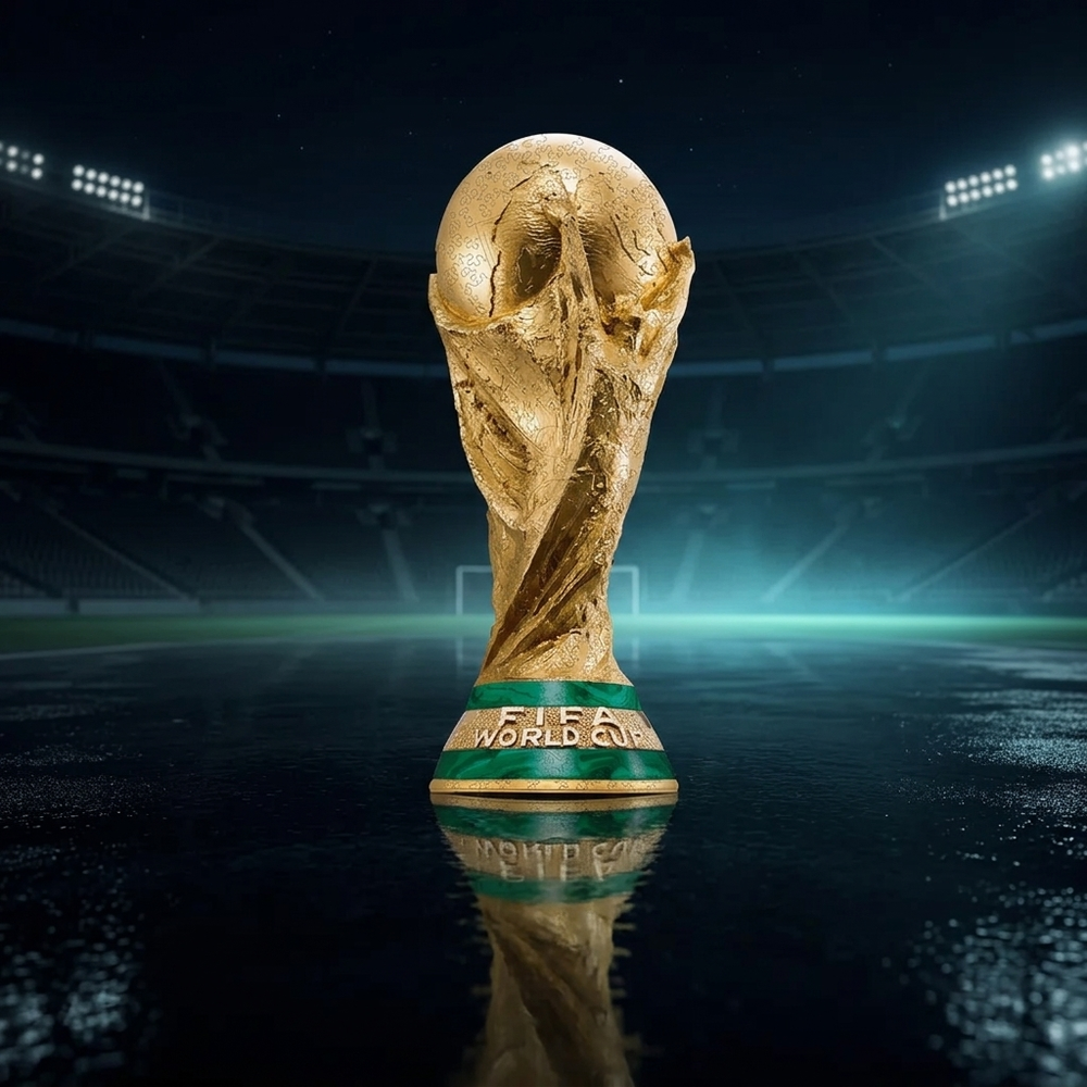 Official FIFA World Cup 2026 Edition Trophy Puzzles for Adults, 200 Pieces Football Merchandise Wooden Puzzles, Unique Soccer Gifts for Fans, Collectors Puzzle, 6.3 X 15.7 Inch Sports Souvenirs Summerwins 1